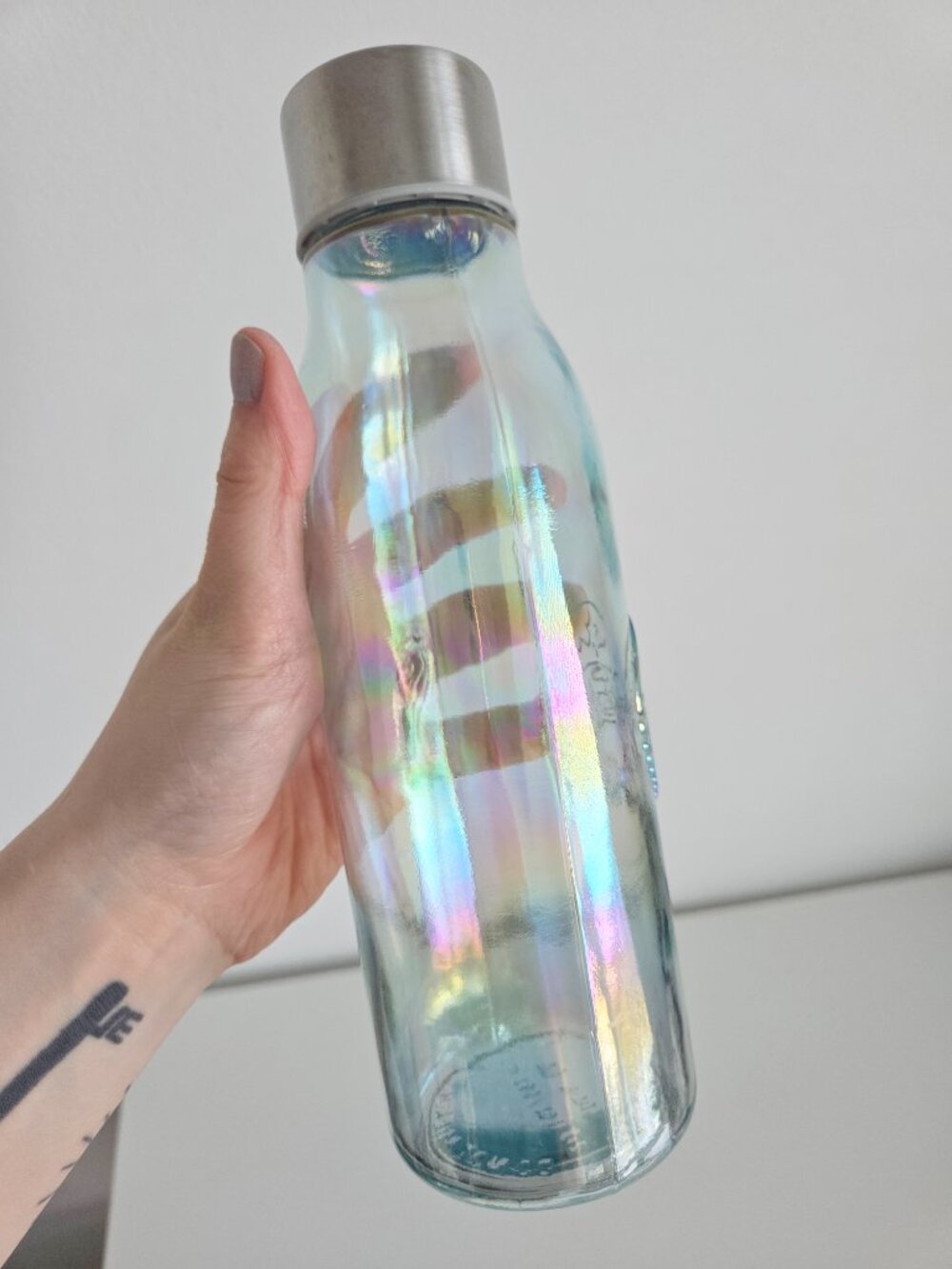 Starbucks Iridescent Glass Water Bottle - Picture 2 of 11